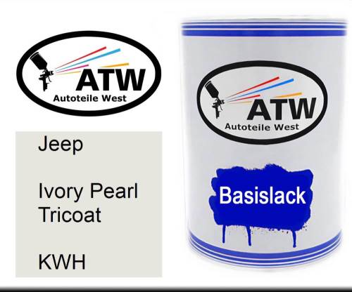 Jeep, Ivory Pearl Tricoat, KWH: 500ml Lackdose, von ATW Autoteile West.